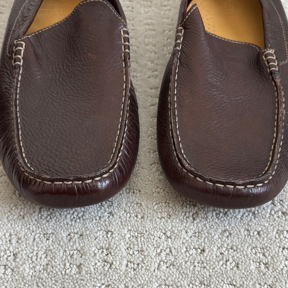 Cole Haan Dark Brown Leather Slip-On Loafers Men’s Size 12 M